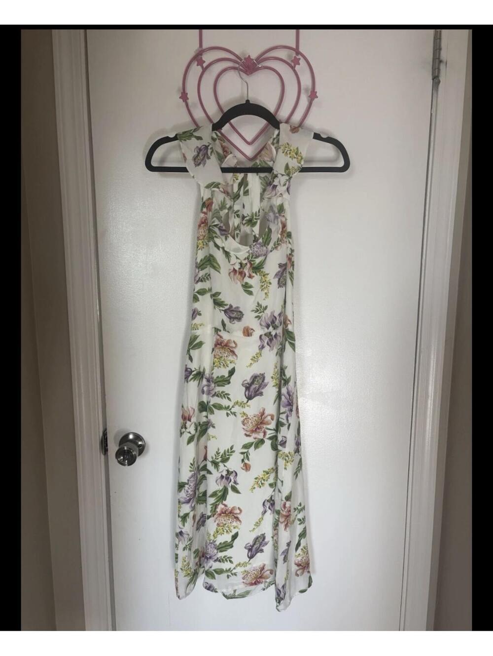 AMOUR VERT Floral Print Sleeveless Dress